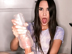 素人, デカチン, 茶髪の, 手コキする, 自然山雀, ティーン, オッパイの, おもちゃ