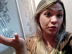 Amateur, Gros clito, Sucer une bite, Brésilienne, Fait maison, Fille latino