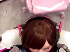 Leie, Grosser arsch, Grosse titten, Braunhaarige, Spermaladung, Kehlenfick, Aufs gesicht abspritzen, Pov