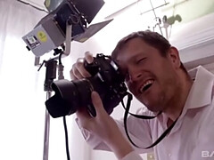 Anaal, Grote lul, Bruinharig, Sperma, Dubbele penetratie, Handbeurt, Hd, Trio