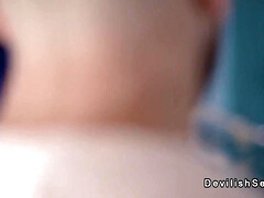 ブロンド, フェラチオ, 茶髪の, チン, エロティック, 女 人男 人, 淫乱熟女, フェラする