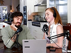 デカ尻, デカチン, デカパイ, 黒人, フェラチオ, 赤毛, ショートヘア, ティーン