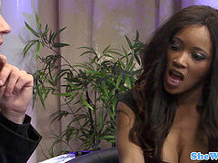 黒人, オマンコ, ストッキング, タトゥー