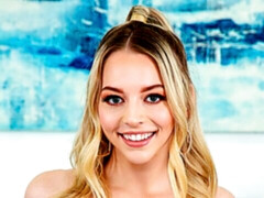 お尻, ブロンド, フェラチオ, バック, 剃毛, ストリッピング, ティーン