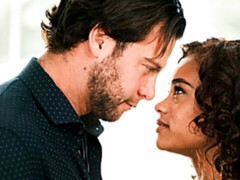 Mamada, Estilo perrito, Ébano, Tacones, Tetas naturales, Flaco, Adolescente, Tetas