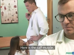 Amateur, Médecin, En levrette, Infirmière, Bureau, Pov, Chatte, Uniforme