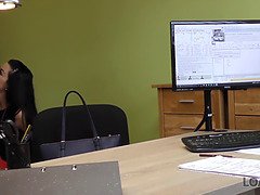 美人, デカ尻, 茶髪の, バック, 淫乱熟女, 母, お金, オマンコ