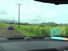 Amateur, Blonde, Sucer une bite, Doigter, Orgasme, Public, Rasée, Nénés