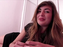 Blond, Rondborstig, Sperma shot, Sperma in gezicht, Tiener, Tieten likken