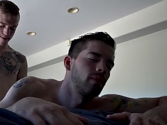 Anal, Mamada, Gay, Pajear, Flaco, Tatuaje