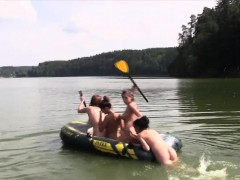 ヨーロピアン, グループ, Hd, レズビアン, アウトドア, ティーン