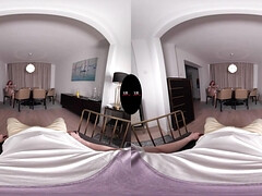 Experience a redhead's intimate virtual passion in fiery close-up