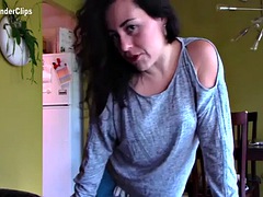 Watching mom gangbang