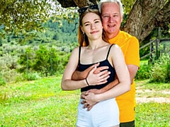 18 летние, Жопа, Большой член, Натуральные сиськи, На природе, Тощие, Молоденькие, Сиськи