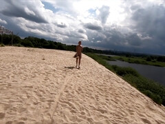 Nude Wild Beach And Abandoned Construction Site