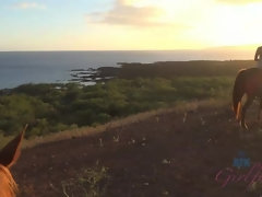 素人, お尻, ビーチ, 茶髪の, オナニー, パンティ, ピアス, オマンコ