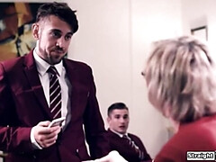 Большие сиськи, Минет, Доминирование, Групповуха, Зрелые, Милф, Студентка, Учитель