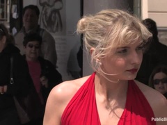 緊縛, フェラチオ, 服従, 女, 公共, お仕置き, 奴隷, のぞき