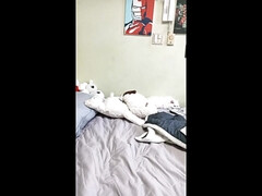 18, 素人, アジア人, フェラチオ, 韓国人, 一人, ティーン, ウェブカメラ