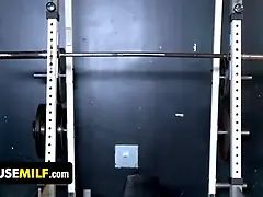 アメリカ人, お尻, デカ尻, デカパイ, エロ熟女, ジム, Hd, 淫乱熟女