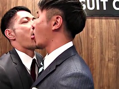 Anal, Asiático, Verga grande, Gay, Japonés, Oficina