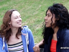 Caroline and Abbygale erotic lesbian fun