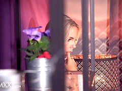 Grosse titten, Blondine, Blasen, Tschechisch, Masturbation, Milf, Muschi, Titten