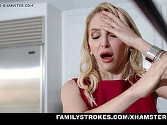 デカチン, ボンデージ, 茶髪の, カップル, イく瞬間, 淫乱熟女, 義母, ティーン