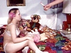 Leie, Hundestellung, Behaart, Natürlichen titten, Muschi, Dürr, Titten, Vintage