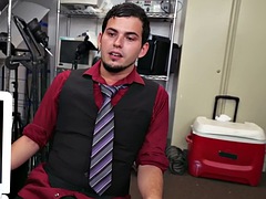 Enthousiasteling, Bondage discipline sadomasochisme, Grote lul, Zwart, Sperma in gezicht, Homo, Interraciaal, Moeder die ik wil neuken