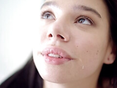 Mamada, Morena, Besar, Lamidas, Coño, Afeitado, Flaco, Adolescente