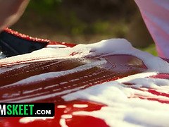 デカ尻, デカパイ, エロ熟女, フェティッシュ, レズビアン, なめる, 淫乱熟女, ティーン