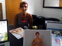 Blondine, Blasen, Hundestellung, Handjob, Höschen, Pov, Entkleiden, Jungendliche (18+)