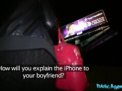 Enthousiasteling, Pijpbeurt, Bruinharig, Bedriegen, Buiten, Gezichtspunt, Openbaar