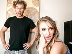 ブロンド, フェラチオ, 捕まる, 手コキする, なめる, オナニー, 淫乱熟女, 剃毛