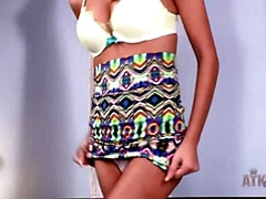 女, Hd, ピアス, 剃毛, ガリガリ, 一人