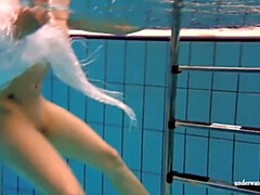 Vestido, Hembra, Hd, Lencería, Coño, Solo, Adolescente, Bajo el agua