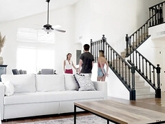 Pristine Edge and Delilah Day threesome sex