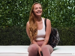 素人, アナル, フェラチオ, チン, 異人種間, 赤毛, ティーン, オッパイの