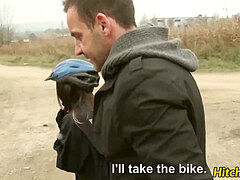 Sucer une bite, Voiture, Adolescente, Plan cul à trois