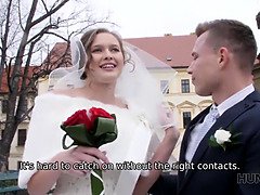 カップル, 浮気する, ドレス, ハードコア, Hd, お金, ストッキング, 結婚式
