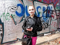 デカチン, ブロンド, フェラチオ, 顔射, ドイツ人, ハードコア, 小柄, 恥ずかしがりや