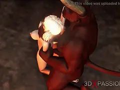 3d, デカチン, フェラチオ, イマラチオ, Hd, 怪物, 奴隷, ティーン