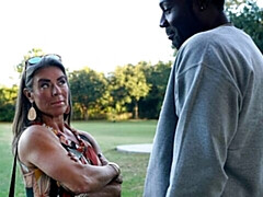 Grosser arsch, Grosser schwanz, Grosse titten, Blondine, Blasen, Hundestellung, Milf