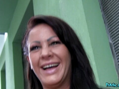 Great Juggs Dark Haired Lady Comes To Hotel 1 - Public Agent