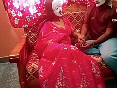 Horny Indian House Owner Fucks New Tenant - Desi Bhabhi Big Natural Tits Blowjob & Pussy Eating
