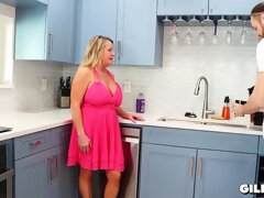 デカ尻, デカパイ, ブロンド, チン, ハードコア, Hd, 熟年, 淫乱熟女
