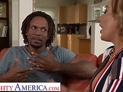 デカ尻, デカチン, 黒人, 手コキする, Hd, 異人種間, なめる, コキ