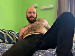 Amateur, Grosse bite, Tir de sperme, Homosexuelle, Poilue, Masturbation, Solo