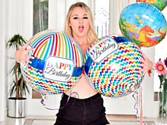 デカ尻, デカチン, ブロンド, フェラチオ, バック, 自然山雀, ショートヘア, ティーン